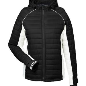Nautica Women's Nautical Mile Hooded Puffer Jacket
