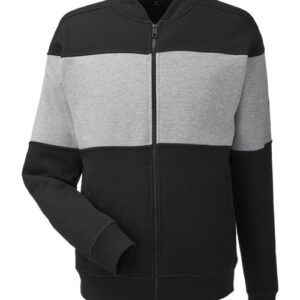 Nautica Unisex Anchor Fleece Colorblocked Bomber Jacket