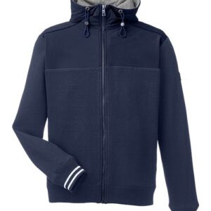 Nautica Men's Navigator Fleece Hooded Full-Zip Jacket