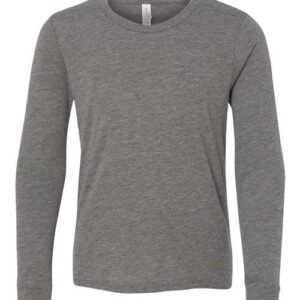 BELLA + CANVAS Youth Triblend Long Sleeve Tee