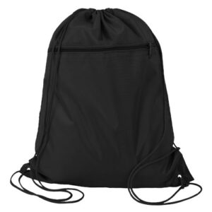 Q-Tees Polyester Drawstring Backpack