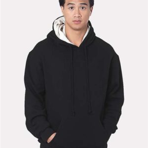 Bayside Unisex USA-Made Super Heavy Thermal Lined Hooded Sweatshirt