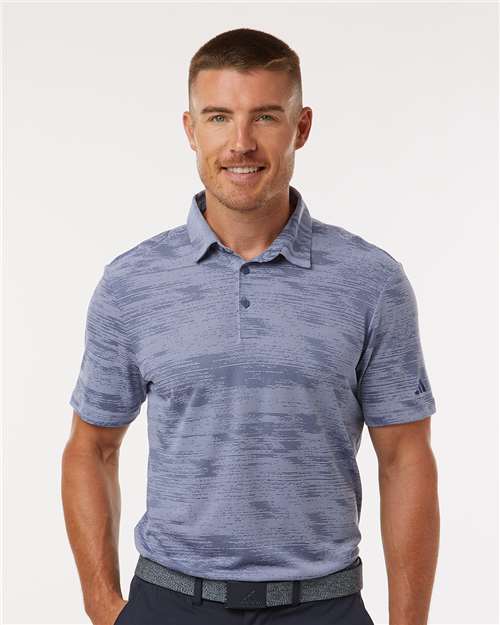 Adidas Men's Ultimate365 Textured Stripe Polo - Image 5