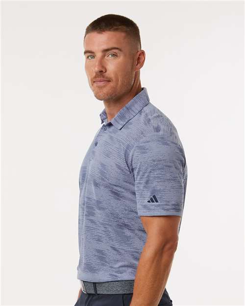 Adidas Men's Ultimate365 Textured Stripe Polo - Image 6