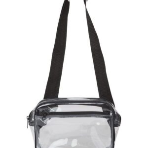 Liberty Bags Clear Stadium 2-Pocket Fanny Pack/Crossbody Bag