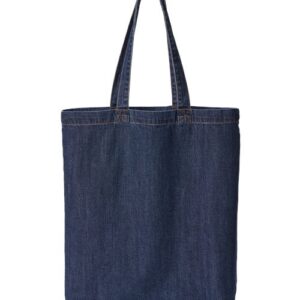 Liberty Bags Cotton Denim Gusseted Tote Bag