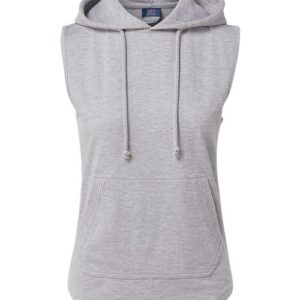 MV Sport Women's Kinsley Sleeveless Hooded Sweatshirt
