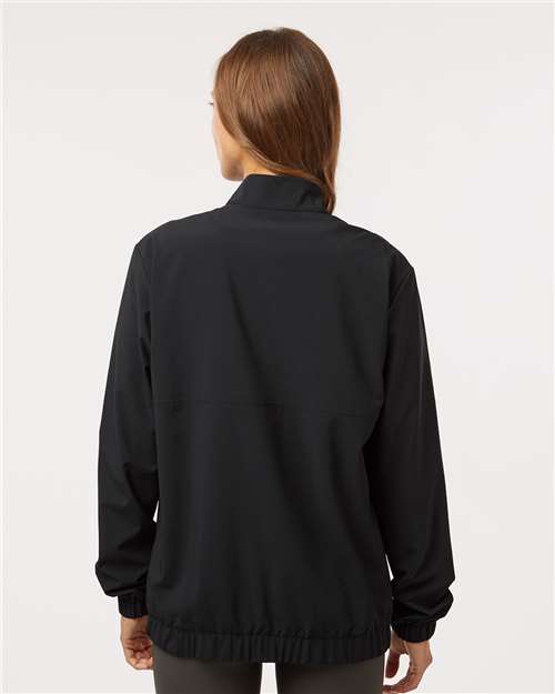 Adidas Women's Stretch Woven Half-Zip Pullover - Image 6