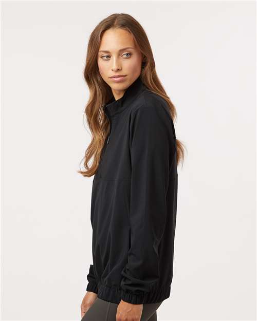 Adidas Women's Stretch Woven Half-Zip Pullover - Image 5