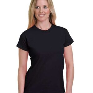 Bayside Women's USA-Made Fine Jersey T-Shirt