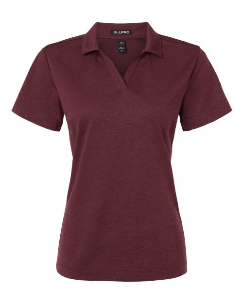 AllPro Women's Pro-Lock Performance Mélange Polo - Image 5