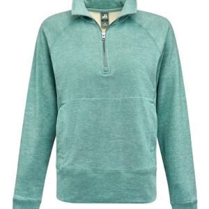 J. America Women's Electric Fleece Quarter-Zip Sweatshirt