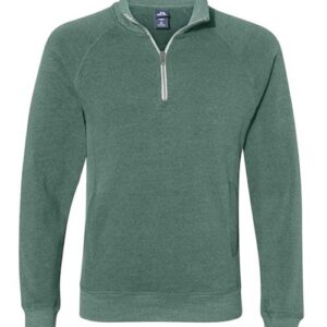 J. America Men's Triblend Quarter-Zip Sweatshirt