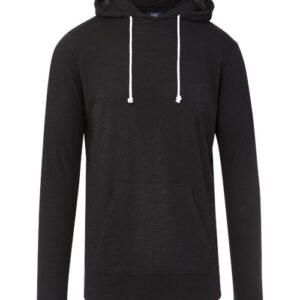 MV Sport Unisex Miles Slub Hooded Long Sleeve T-Shirt