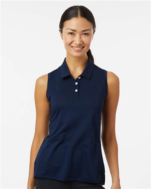 Adidas Women's Ottoman Sleeveless Polo - Image 11
