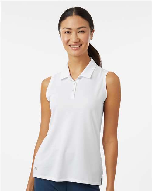 Adidas Women's Ottoman Sleeveless Polo - Image 29