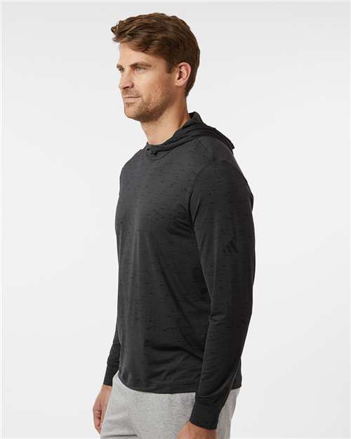 Adidas Men's Performance Hooded Long Sleeve T-Shirt - Image 12