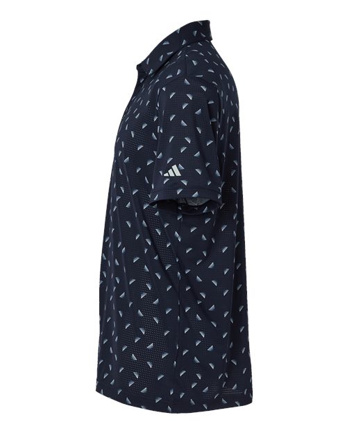 Adidas Men's Ultimate365 Mesh Print Polo - Image 4