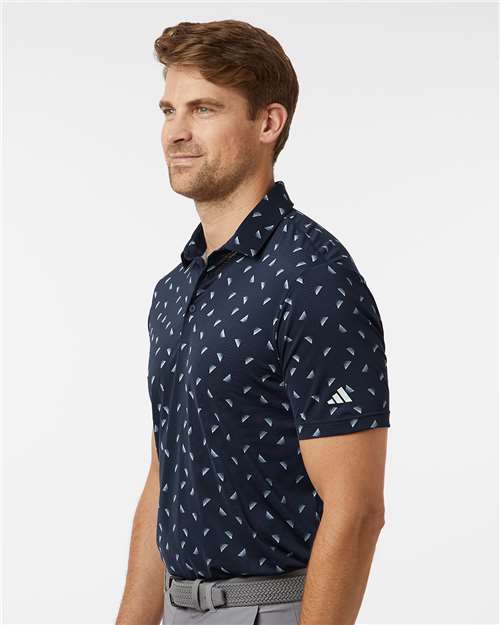 Adidas Men's Ultimate365 Mesh Print Polo - Image 6