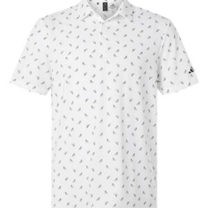 Adidas Men's Ultimate365 Mesh Print Polo