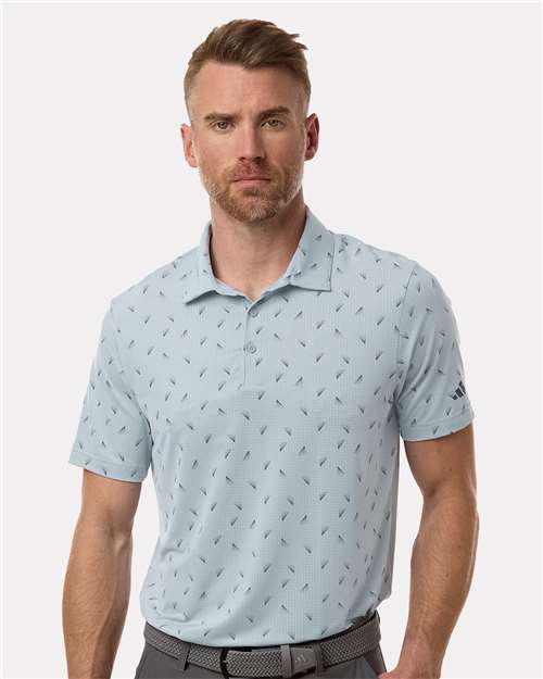 Adidas Men's Ultimate365 Mesh Print Polo - Image 17