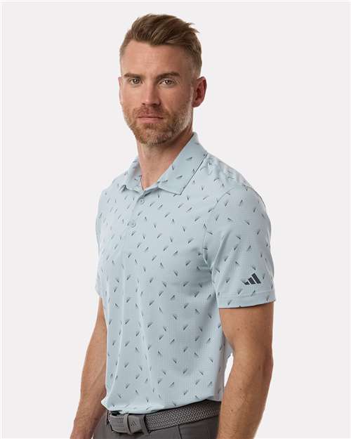 Adidas Men's Ultimate365 Mesh Print Polo - Image 18