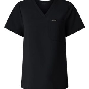 Jaanuu Women's Rhena Essential 1-Pocket Scrub V-Neck Top