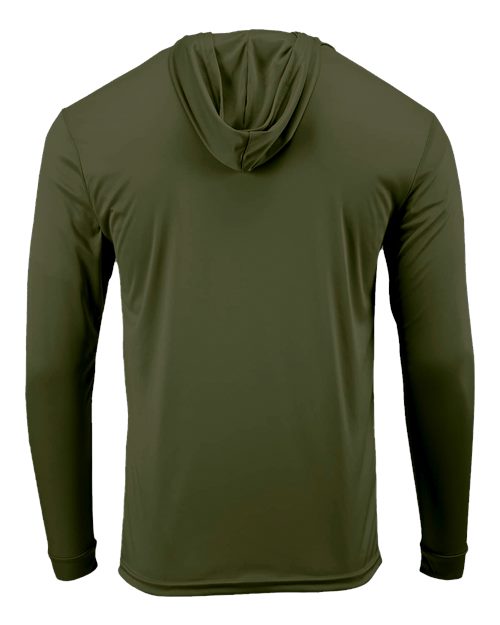 Paragon Unisex Bahama Performance Hooded Long Sleeve T-Shirt - Image 69
