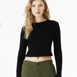 BELLA + CANVAS 1501 - Women's Micro Rib Long Sleeve Baby Tee