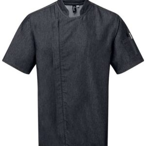 Artisan Collection by Reprime Unisex Zip-Close Short Sleeve Chef's Coat
