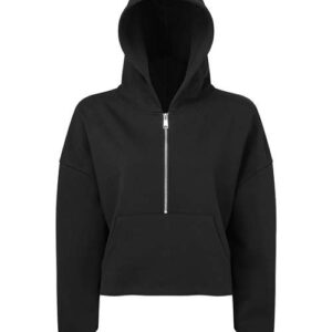 TriDri Women's Alice Half-Zip Hooded Sweatshirt