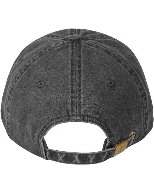 Adams Headwear Classic Pigment Distressed Dad Hat - Image 3