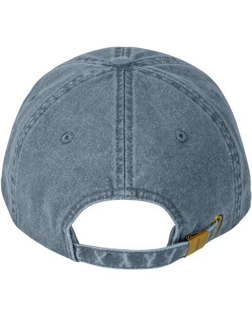 Adams Headwear Classic Pigment Distressed Dad Hat - Image 9