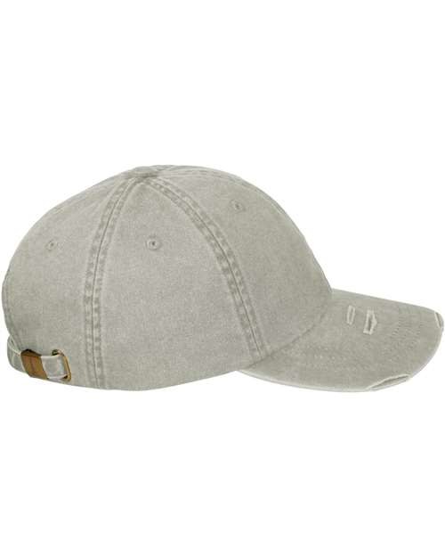 Adams Headwear Classic Pigment Distressed Dad Hat - Image 16