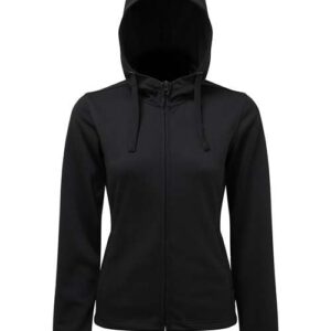 TriDri Women's Spun Dyed Full-Zip Hooded Sweatshirt
