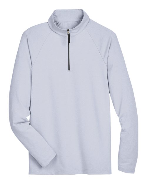 Devon & Jones Men's CrownLux Performance® Clubhouse Micro-Stripe Quarter-Zip Pullover - Image 4