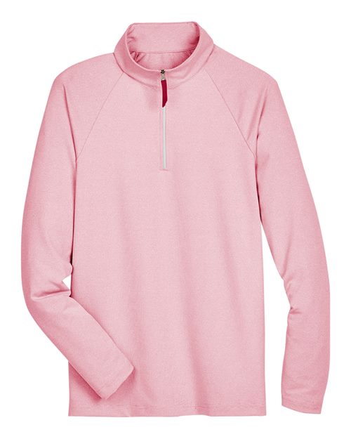 Devon & Jones Men's CrownLux Performance® Clubhouse Micro-Stripe Quarter-Zip Pullover - Image 6