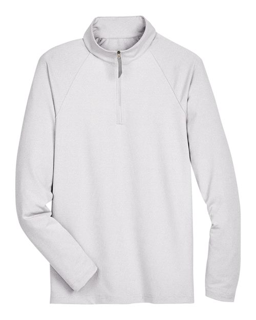 Devon & Jones Men's CrownLux Performance® Clubhouse Micro-Stripe Quarter-Zip Pullover - Image 7