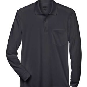 CORE365 Men's Pinnacle Performance Long Sleeve Piqué Polo with Pocket