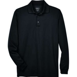 CORE365 Men's Pinnacle Performance Long Sleeve Piqué Polo