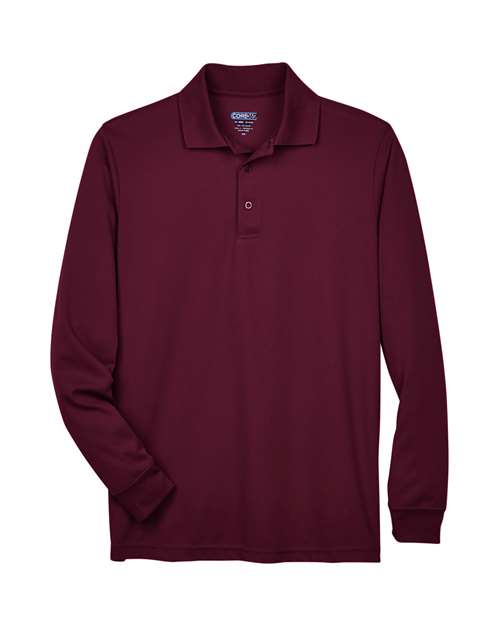 CORE365 Men's Pinnacle Performance Long Sleeve Piqué Polo - Image 3