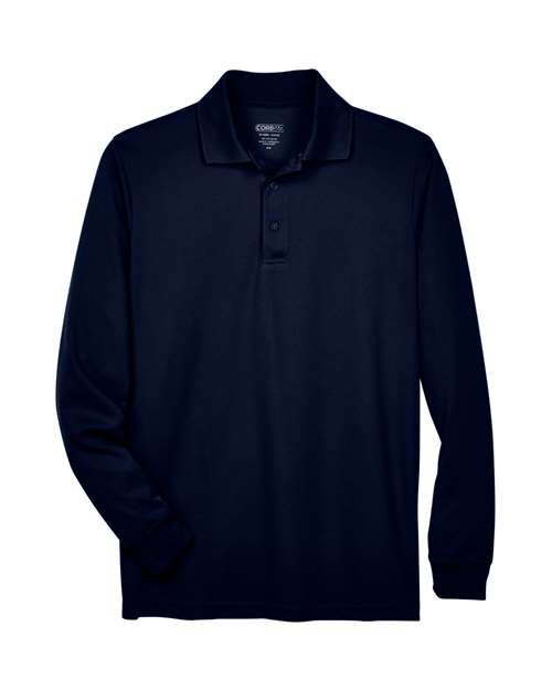 CORE365 Men's Pinnacle Performance Long Sleeve Piqué Polo - Image 7