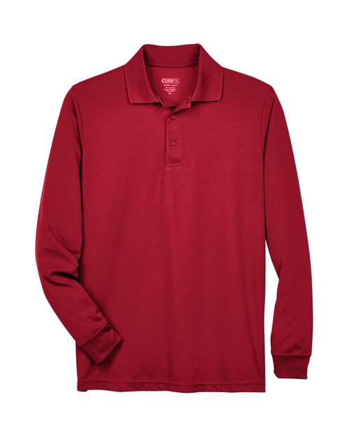CORE365 Men's Pinnacle Performance Long Sleeve Piqué Polo - Image 8