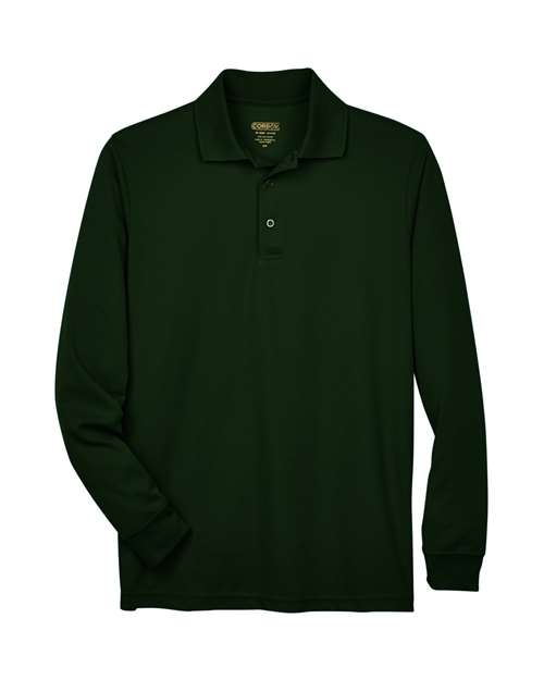 CORE365 Men's Pinnacle Performance Long Sleeve Piqué Polo - Image 9