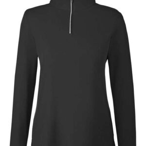 CORE365 Women's Fusion ChromaSoft™ Pique Quarter-Zip Pullover