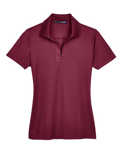Devon & Jones Women's CrownLux Performance® Plaited Polo - Image 3