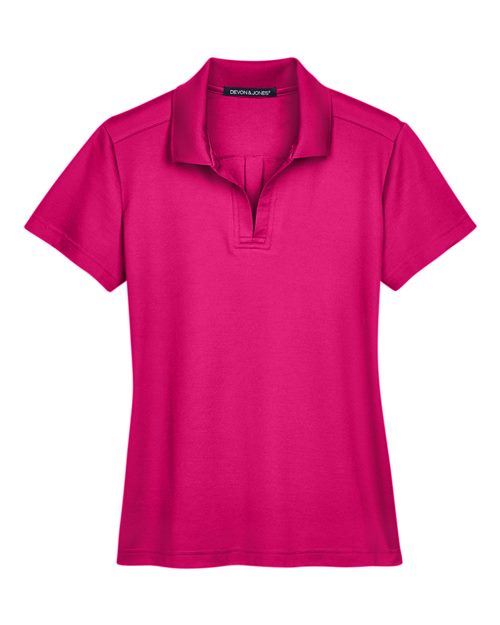 Devon & Jones Women's CrownLux Performance® Plaited Polo - Image 4