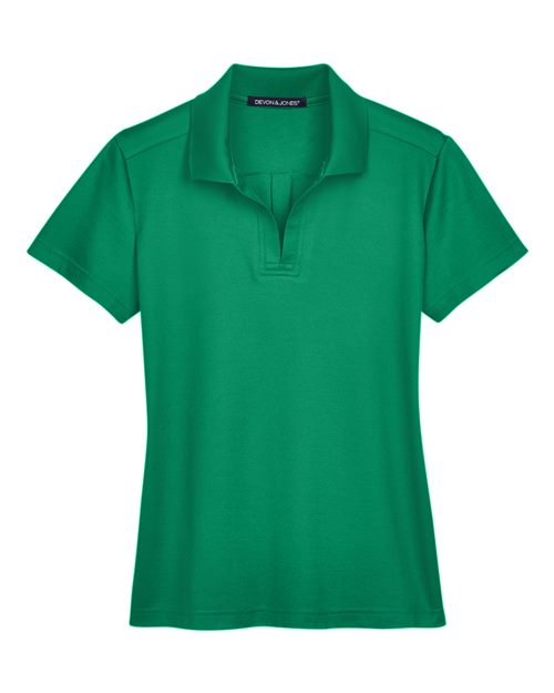 Devon & Jones Women's CrownLux Performance® Plaited Polo - Image 10