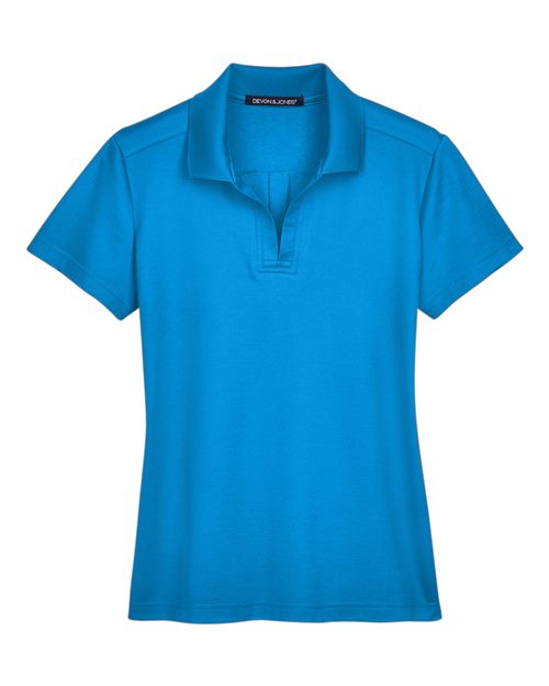Devon & Jones Women's CrownLux Performance® Plaited Polo - Image 12