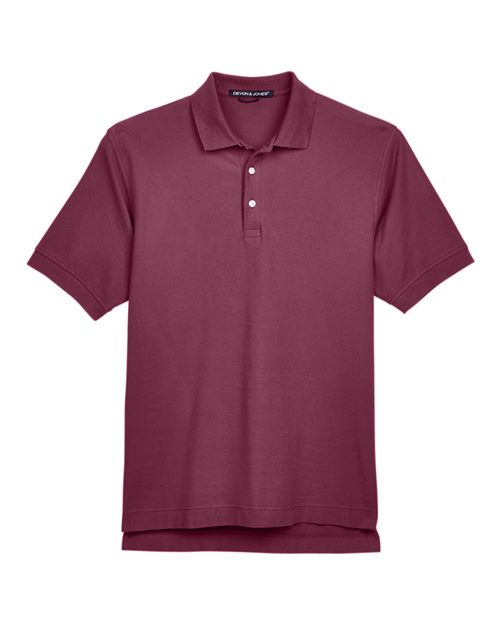 Devon & Jones Men's Pima Piqué Polo - Image 3